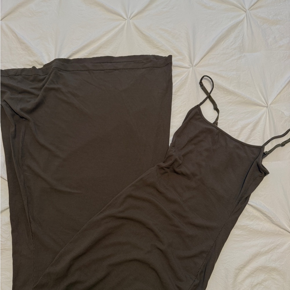 Skims long slip dress